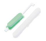 Replacement Hard Buttons (Power / Volume) Compatible with Google Pixel 4A 5G (Clearly White)