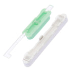 Replacement Hard Buttons (Power / Volume) Compatible with Google Pixel 4A 5G (Clearly White)