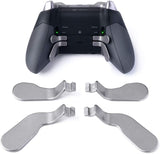 Replacement Stainless Steel Paddles Compatible with Microsoft (Game Console Parts) Xbox One Elite Controller (4 Piece Set)