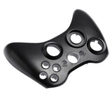 Replacement Top Faceplate Compatible with Microsoft (Game Console Parts) Xbox 360 / 360E / 360S (Black)