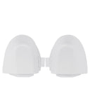 Replacement Left / Right Trigger Button Covers Compatible with Microsoft (Game Console Parts) Xbox Series S / X (White)