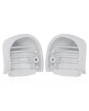 Replacement Left / Right Trigger Button Covers Compatible with Microsoft (Game Console Parts) Xbox Series S / X (White)