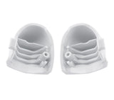 Replacement Left / Right Trigger Button Covers Compatible with Microsoft (Game Console Parts) Xbox Series S / X (White)