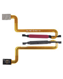 Replacement Fingerprint Reader With Flex Cable Compatible with Revvl T-Mobile Revvl V+ 5G (Rose Red)