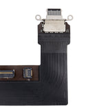 Replacement Charging Port Flex Cable Compatible with Apple iPad Air 4 / iPad Air 5 (Cellular) (Premium) (Black)
