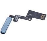 Replacement Power Button Flex Compatible with Apple iPad Air 4 (Aftermarket Plus) (Sky Blue)