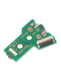 Replacement Micro USB Charging Port Board With 12-Pin Flex Cable Compatible with Sony (Game Console Parts) PlayStation 4 Controllers (Version 1: JDS-050 / JDS-055)