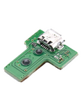 Replacement Micro USB Charging Port Board With 12-Pin Flex Cable Compatible with Sony (Game Console Parts) PlayStation 4 Controllers (Version 3: JDS-030)