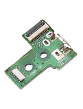 Replacement Micro USB Charging Port Board With 12-Pin Flex Cable Compatible with Sony (Game Console Parts) PlayStation 4 Controllers (Version 3: JDS-030)