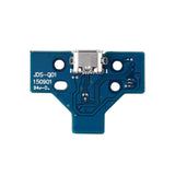 Replacement USB Charging Port Board With 14-Pin Flex Cable Compatible with Sony (Game Console Parts) PlayStation 4 Controllers (Version 1: JDS-001)