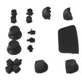 Replacement Controller Button Sets Compatible with Sony (Game Console Parts) PlayStation 5 (16 Piece Set) (Midnight Black)