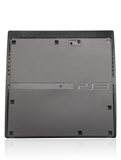 Replacement Top & Bottom Housing Compatible with Sony (Game Console Parts) PlayStation 3 Slim (Black)