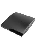 Replacement Top & Bottom Housing Compatible with Sony (Game Console Parts) PlayStation 3 Slim (Black)