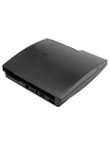 Replacement Top & Bottom Housing Compatible with Sony (Game Console Parts) PlayStation 3 Slim (Black)