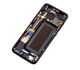 Replacement OLED Assembly With Frame Compatible with Samsung Galaxy S8 (Blemish: Grade D) (Midnight Black)
