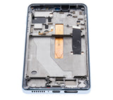 Replacement LCD Assembly With Frame Compatible with Motorola Edge 20 Pro (XT2153-1 / 2021) (Refurbished) (Iridescent Cloud)