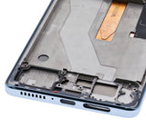 Replacement LCD Assembly With Frame Compatible with Motorola Edge 20 Pro (XT2153-1 / 2021) (Refurbished) (Iridescent Cloud)