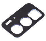 Replacement Back Camera Lens Bracket Compatible with Motorola Edge 20 Pro (XT2153-1 / 2021) (Blue Vegan Leather)