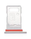Replacement Dual Sim Card Tray Compatible with Motorola Edge 20 Pro (XT2153-1 / 2021) (Iridescent Cloud)
