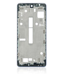 Replacement Mid-Frame Housing Compatible with Motorola Edge 20 Pro (XT2153-1 / 2021) (Blue Vegan Leather)