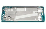 Replacement Mid-Frame Housing Compatible with Motorola Edge 20 (XT2143 / 2021) (Frosted Emerald)