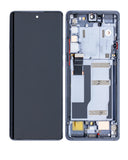 Replacement OLED Assembly With Frame Compatible with TCL 20 Pro 5G (Refurbished) (Moondust Gray)