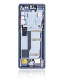 Replacement OLED Assembly With Frame Compatible with TCL 20 Pro 5G (Refurbished) (Moondust Gray)