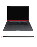 Replacement Display Bottom Plastic Bezel Strip (Without Logo) Compatible with Apple MacBook Retina 12" (A1534) (9 Pack)