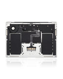 Replacement Top Case With Keyboard & Battery Compatible with Apple MacBook Air 13" A1932 (2018 / 2019) (US English) (Used OEM Pull: Grade New) (Silver)