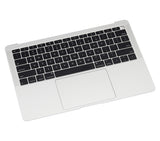 Replacement Top Case With Keyboard & Battery Compatible with Apple MacBook Air 13" A1932 (2018 / 2019) (US English) (Used OEM Pull: Grade New) (Silver)