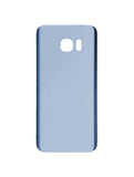 Replacement Back Cover Glass With Camera Lens Compatible with Samsung Galaxy S7 Edge (No Logo) (Aftermarket Plus) (Coral Blue)