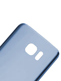 Replacement Back Cover Glass With Camera Lens Compatible with Samsung Galaxy S7 Edge (No Logo) (Aftermarket Plus) (Coral Blue)