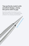 iNeeZy Handmade Non-Magnetic Stainless Tweezers (Silver - Thin) (Qianli) Compatible with Qianli