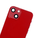Replacement Back Housing W/ Small Parts Compatible with Apple iPhone 13 Mini (US Version) (Used OEM Pull: Grade A) (Red)