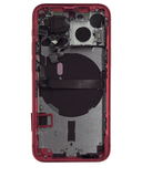 Replacement Back Housing W/ Small Parts Compatible with Apple iPhone 13 Mini (US Version) (Used OEM Pull: Grade A) (Red)
