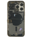 Replacement Back Housing W/ Small Parts Compatible with Apple iPhone 13 Pro (US Version) (Used OEM Pull: Grade B) (Gold)
