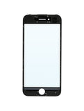 Replacement Glass With Frame & OCA Pre-Installed Compatible with Apple iPhone 7 (Black) (Premium / 3 in 1) (2 Pack)