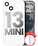 Replacement Back Housing W/ Small Parts Compatible with Apple iPhone 13 Mini (US Version) (Used OEM Pull: Grade A) (Starlight)