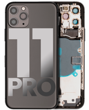 Replacement Back Housing W/ Small Components Pre-Installed Compatible with Apple iPhone 11 Pro (Used OEM Pull: Grade A) (Space Gray)