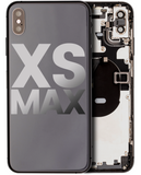 Replacement Back Housing W/ Small Components Pre-Installed Compatible with Apple iPhone XS Max (Used OEM Pull: Grade A) (Space Gray)