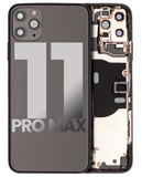Replacement Back Housing W/ Small Components Pre-Installed Compatible with Apple iPhone 11 Pro Max (Used OEM Pull: Grade A) (Space Gray)
