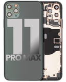 Replacement Back Housing W/ Small Components Pre-Installed Compatible with Apple iPhone 11 Pro Max (Used OEM Pull: Grade C) (Midnight Green)
