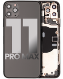 Replacement Back Housing W/ Small Components Pre-Installed Compatible with Apple iPhone 11 Pro Max (Used OEM Pull: Grade C) (Space Gray)