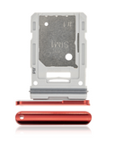 Replacement Dual Sim Card Tray Compatible with Samsung Galaxy S20 FE 5G (Cloud Red)