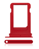 Replacement Sim Card Tray Compatible with Apple iPhone 8 Plus (Red)