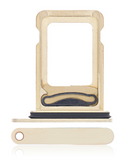 Replacement Dual Sim Card Tray Compatible with Apple iPhone 13 Pro / 13 Pro Max (Gold)