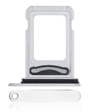 Replacement Dual Sim Card Tray Compatible with Apple iPhone 13 Pro / 13 Pro Max (Silver)