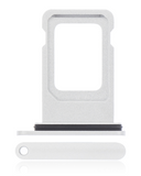 Replacement Single Sim Card Tray Compatible with Apple iPhone XR (White)