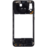 Replacement Mid-Frame Housing Compatible with Samsung Galaxy A20 (A205 / 2019) (International Version) (Black)