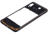 Replacement Mid-Frame Housing Compatible with Samsung Galaxy A20 (A205 / 2019) (International Version) (Black)